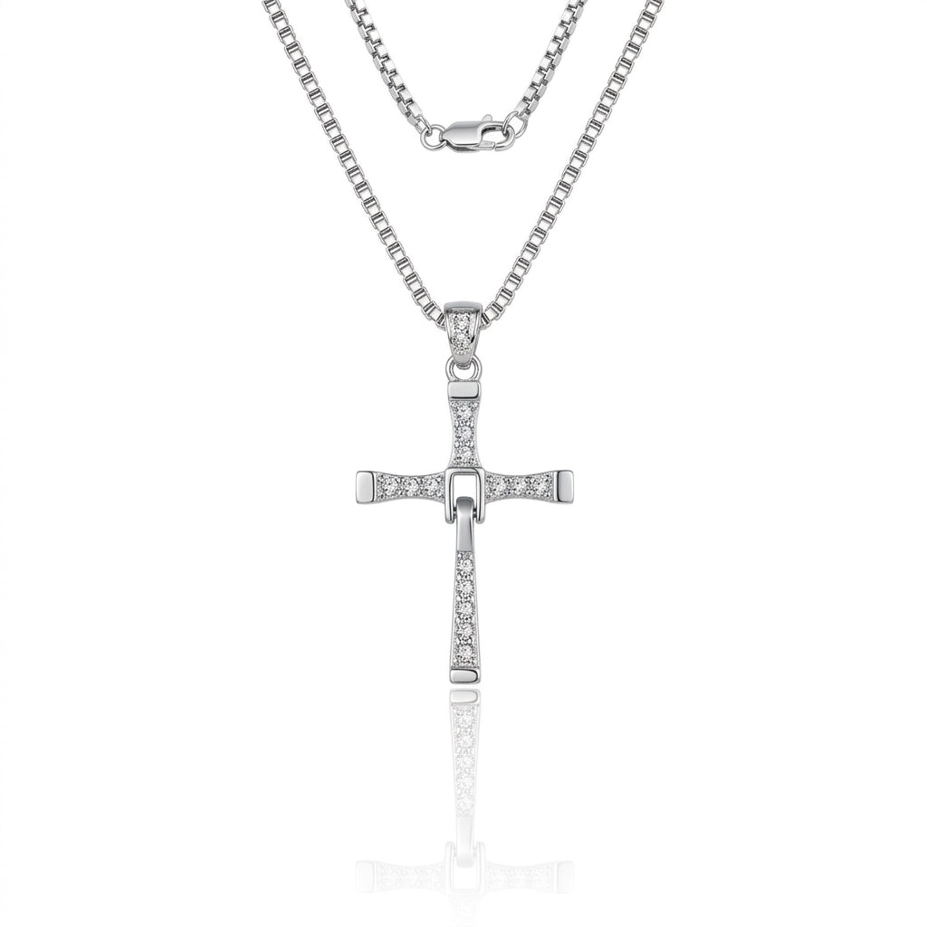 Studded Cross Pendant