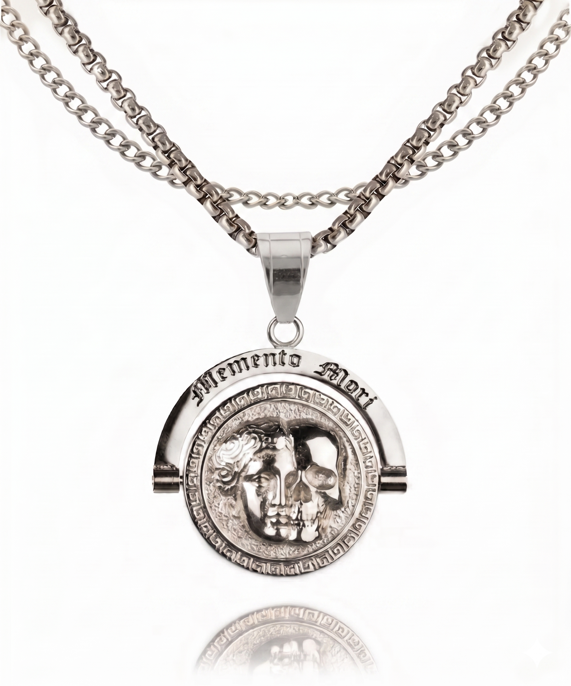 Memento Mori Pendant [Silver]