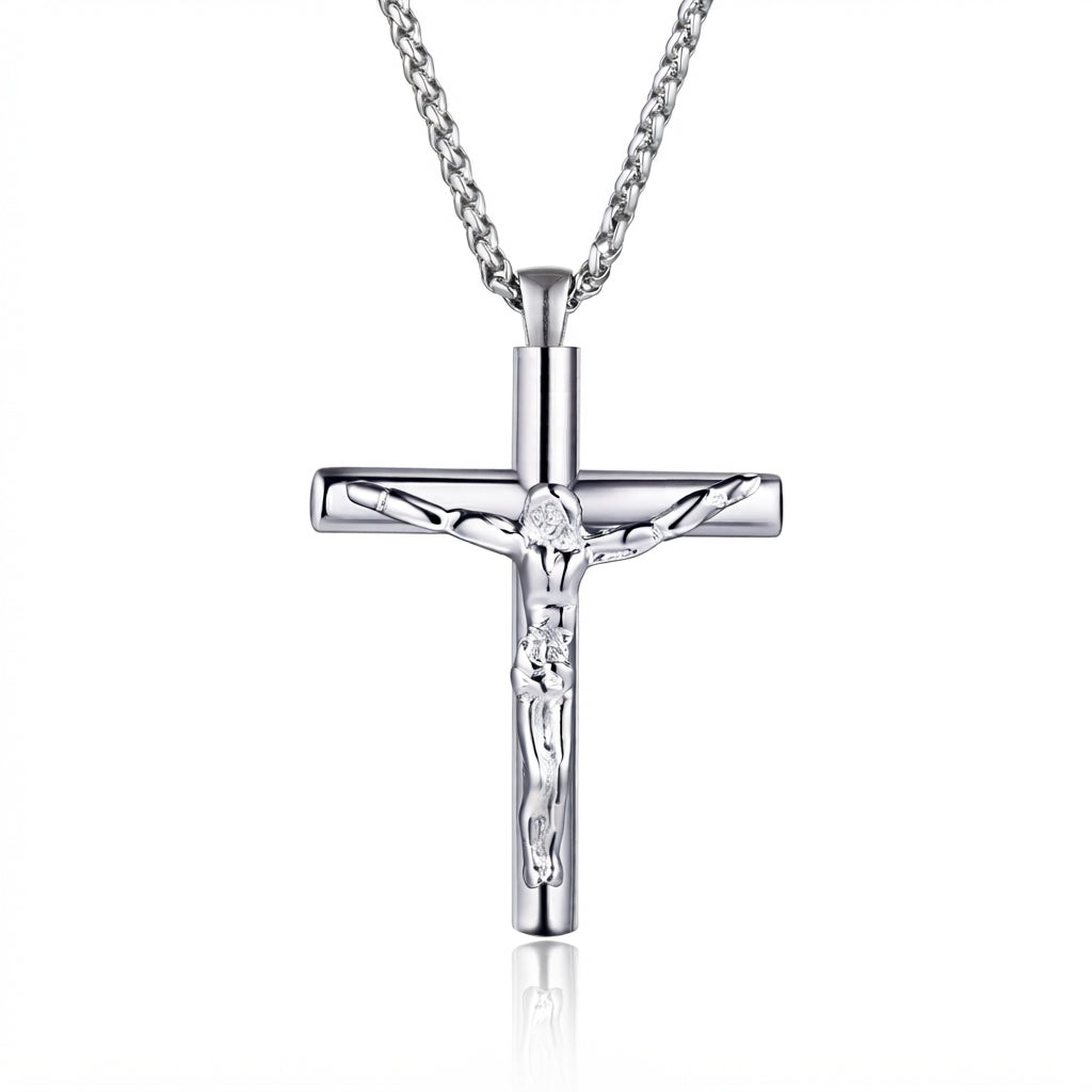 Minimalist Jesus Cross Pendant