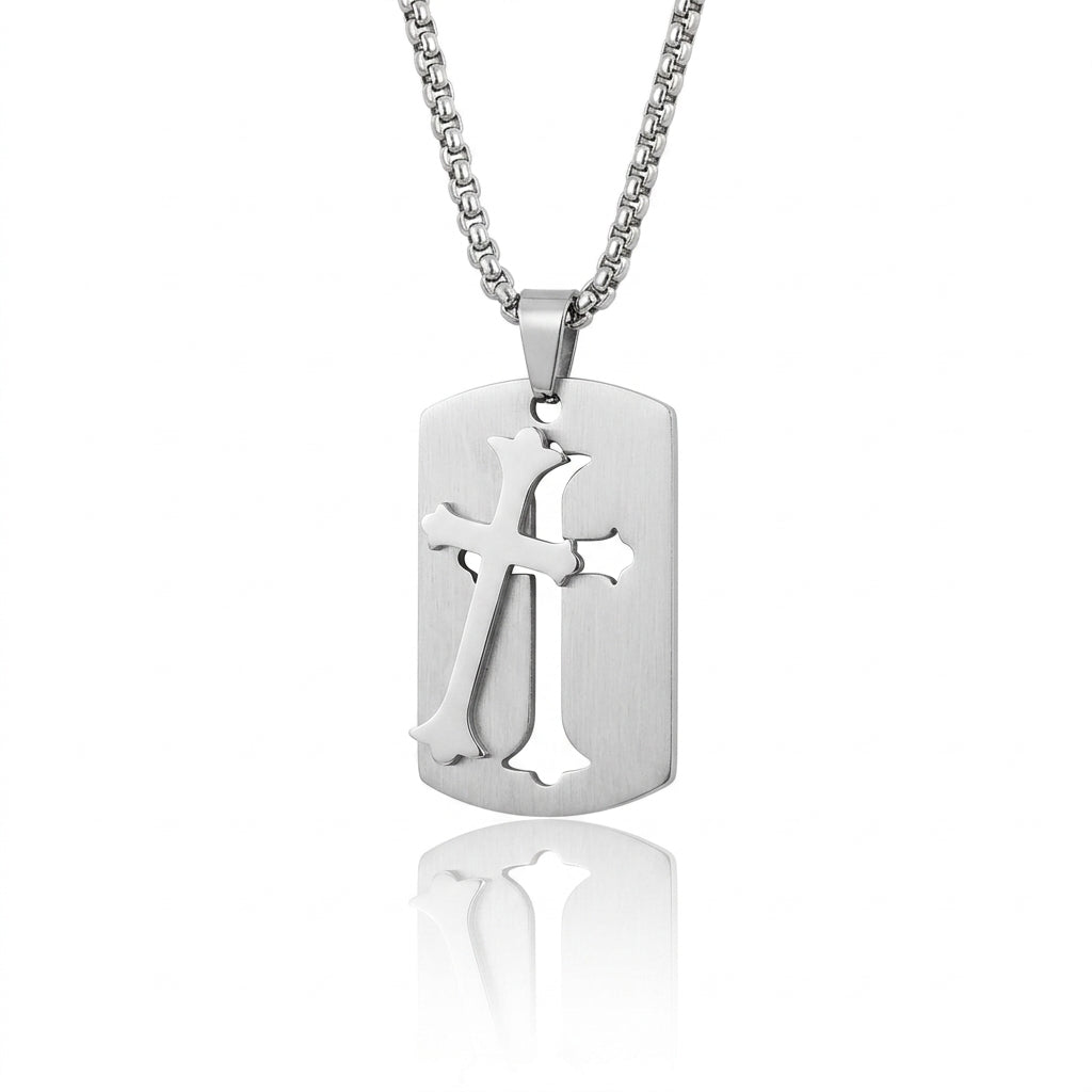 Christ Dog Tag Pendant