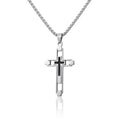 Hollow Steel Cross Pendant
