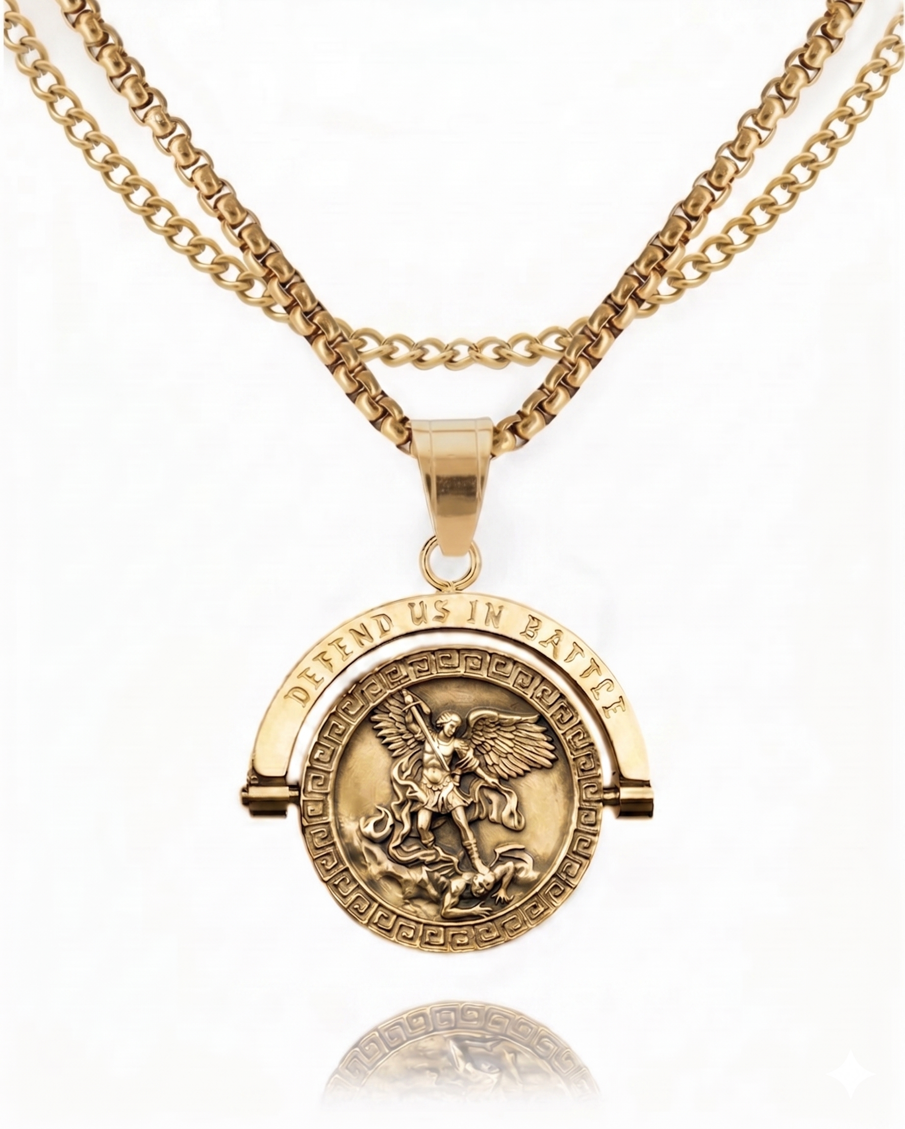 St. Michael Pendant [Gold]