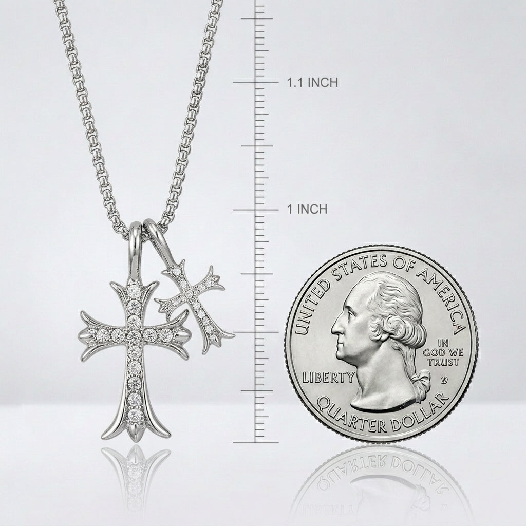 Double Cross Pendant