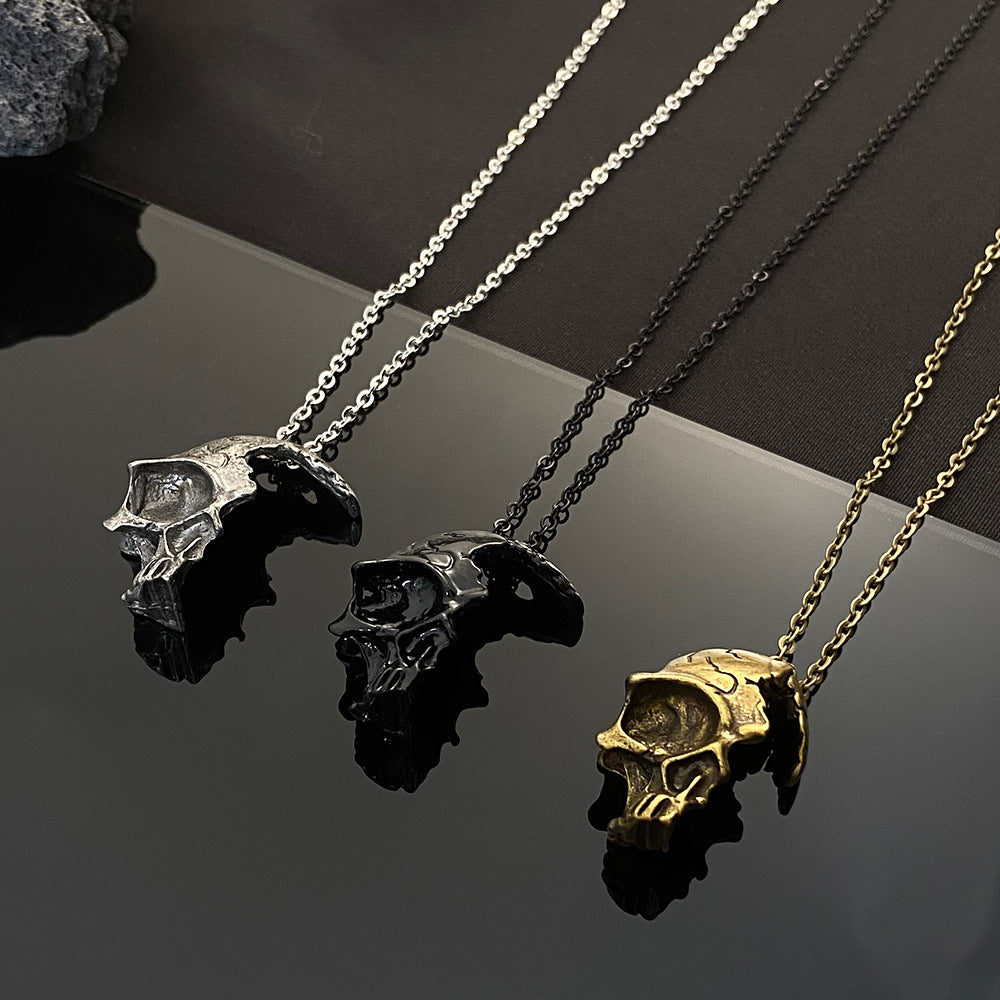 Memento Mori Skull Pendant