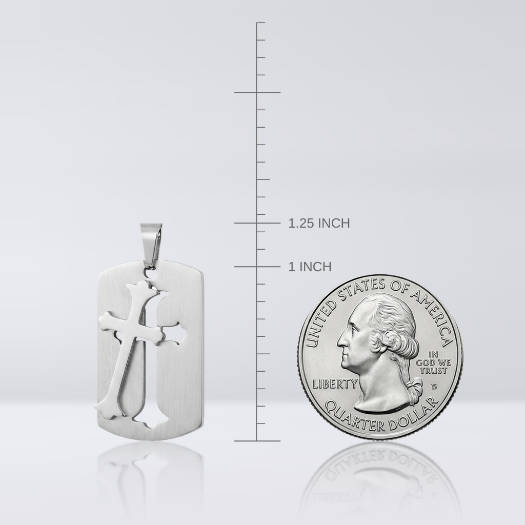 Christ Dog Tag Pendant