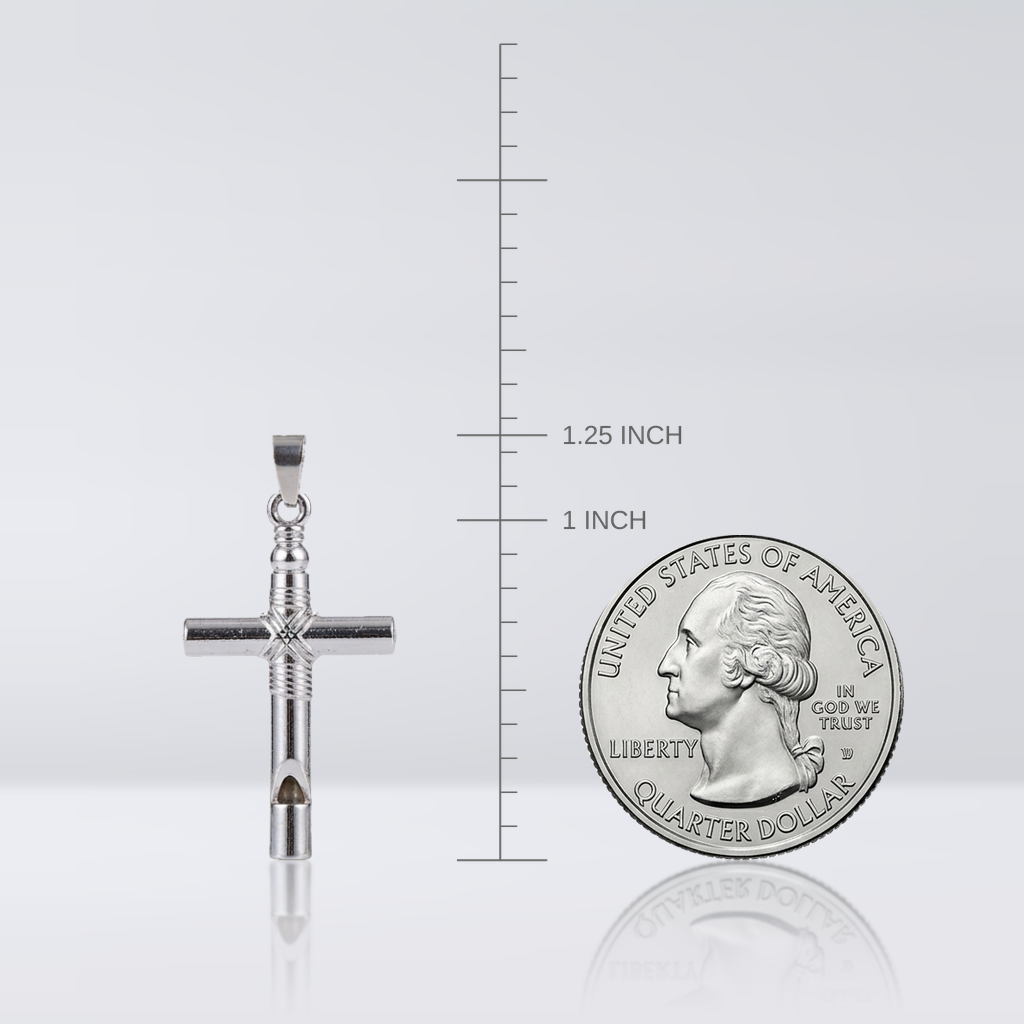 Whistle Cross Pendant